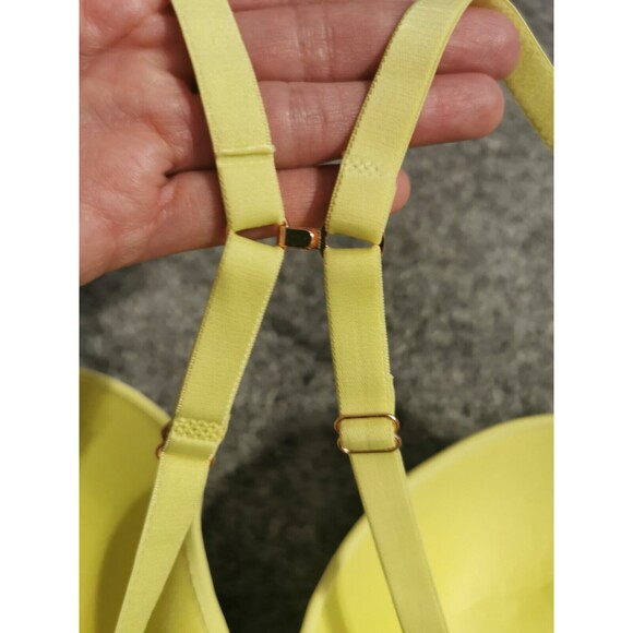 Aeropostale Convertible Yellow Bra Size 36 C Wireless - Picture 7 of 7